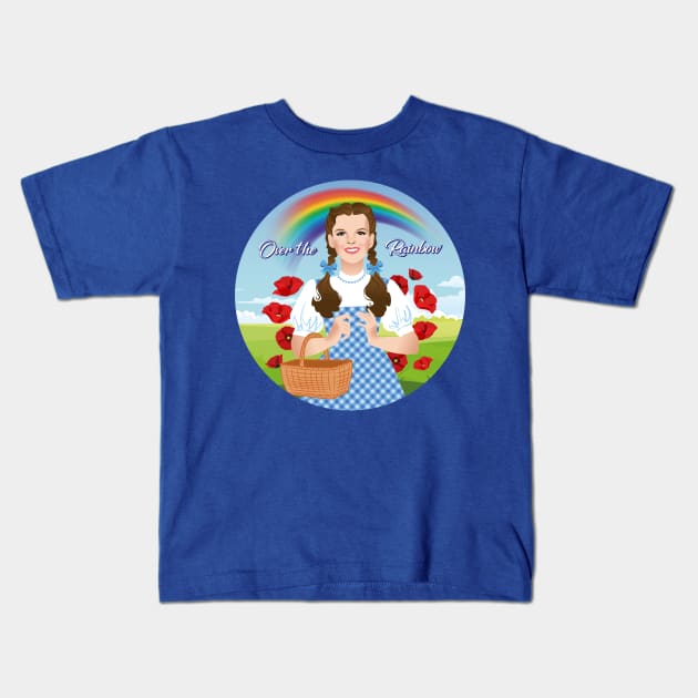 Dorothy Gale Kids T-Shirt by AlejandroMogolloArt